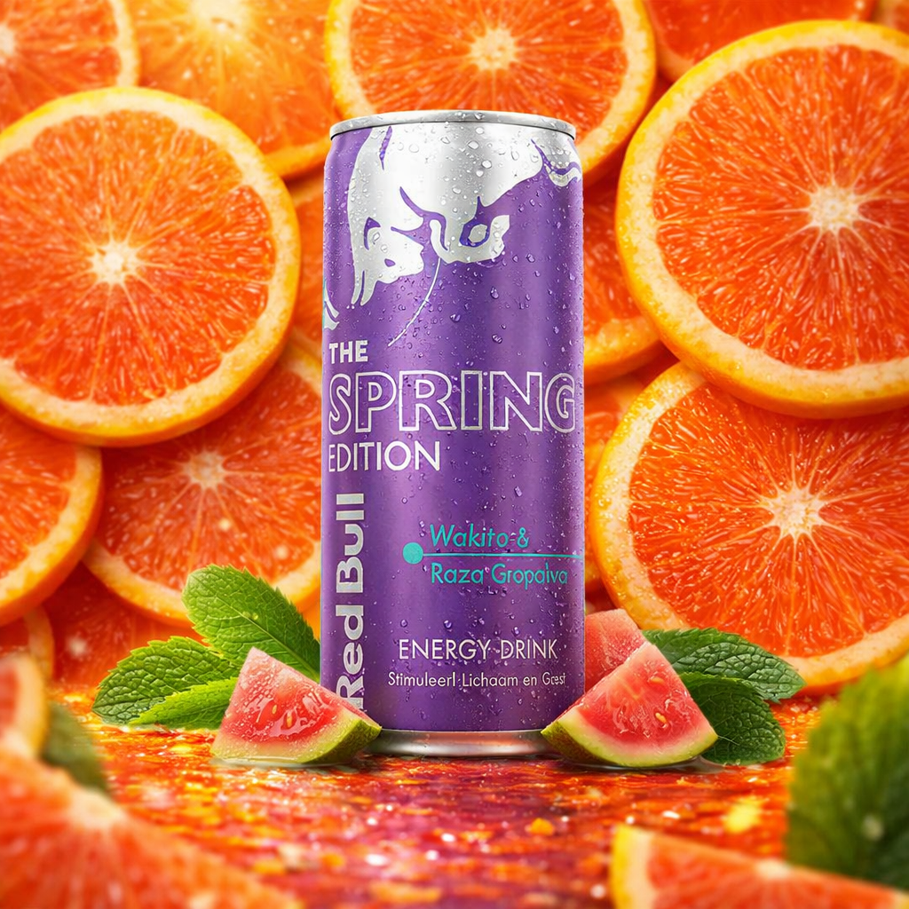 Red bull Spring Édition Pamplemousse DLUO 03/26