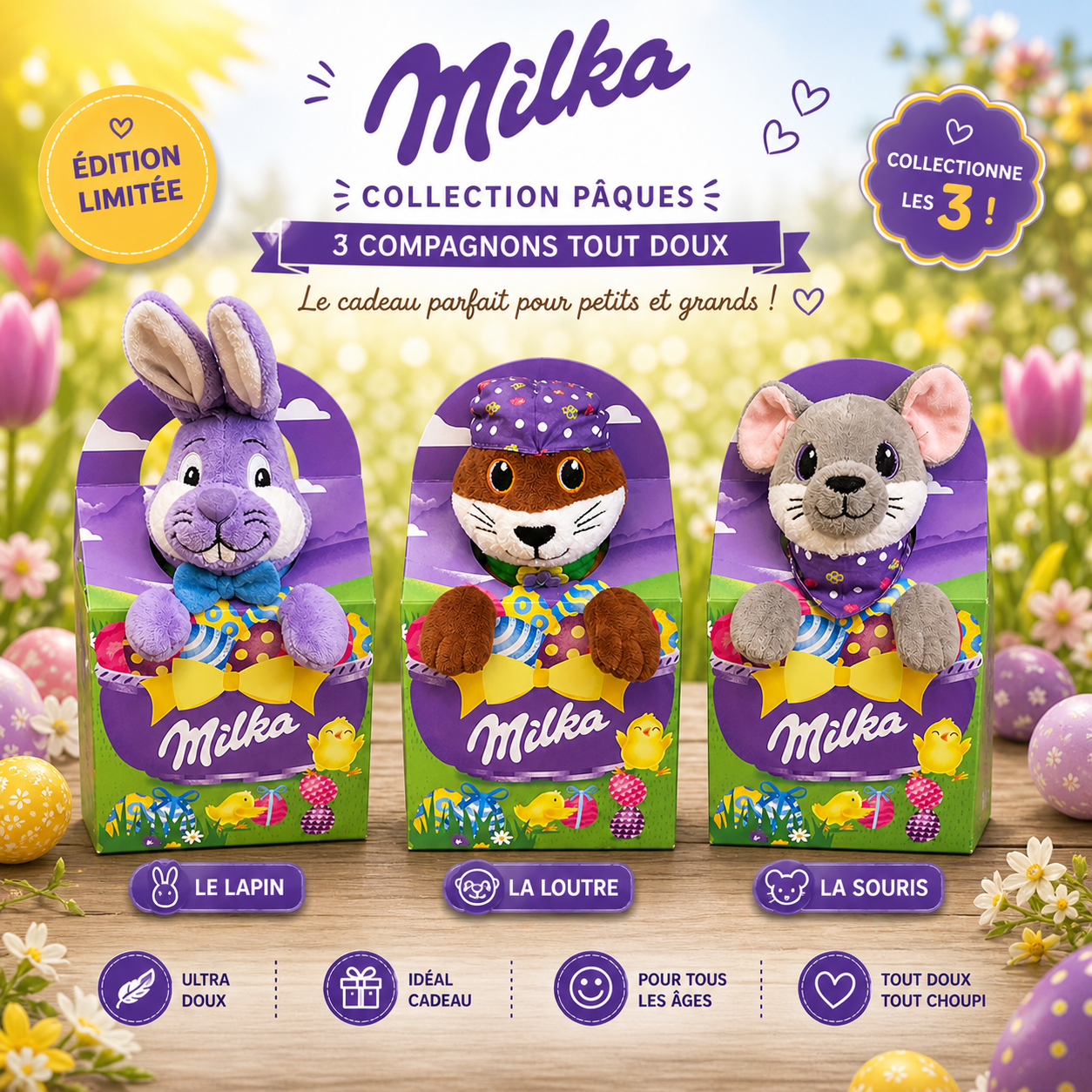 Chocolat Milka + peluche Édition limitée