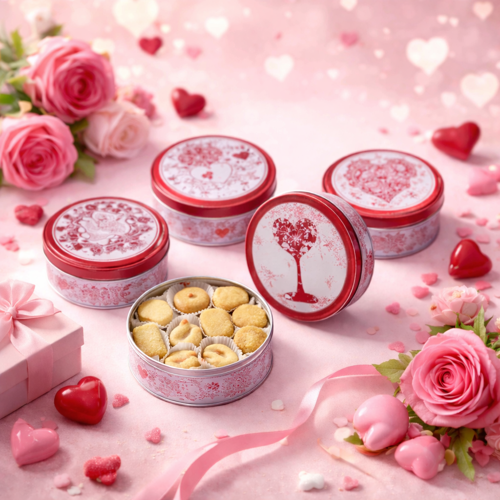 💖 Biscuits I Love You – Boîte métal 150 g (décors assortis) 💖