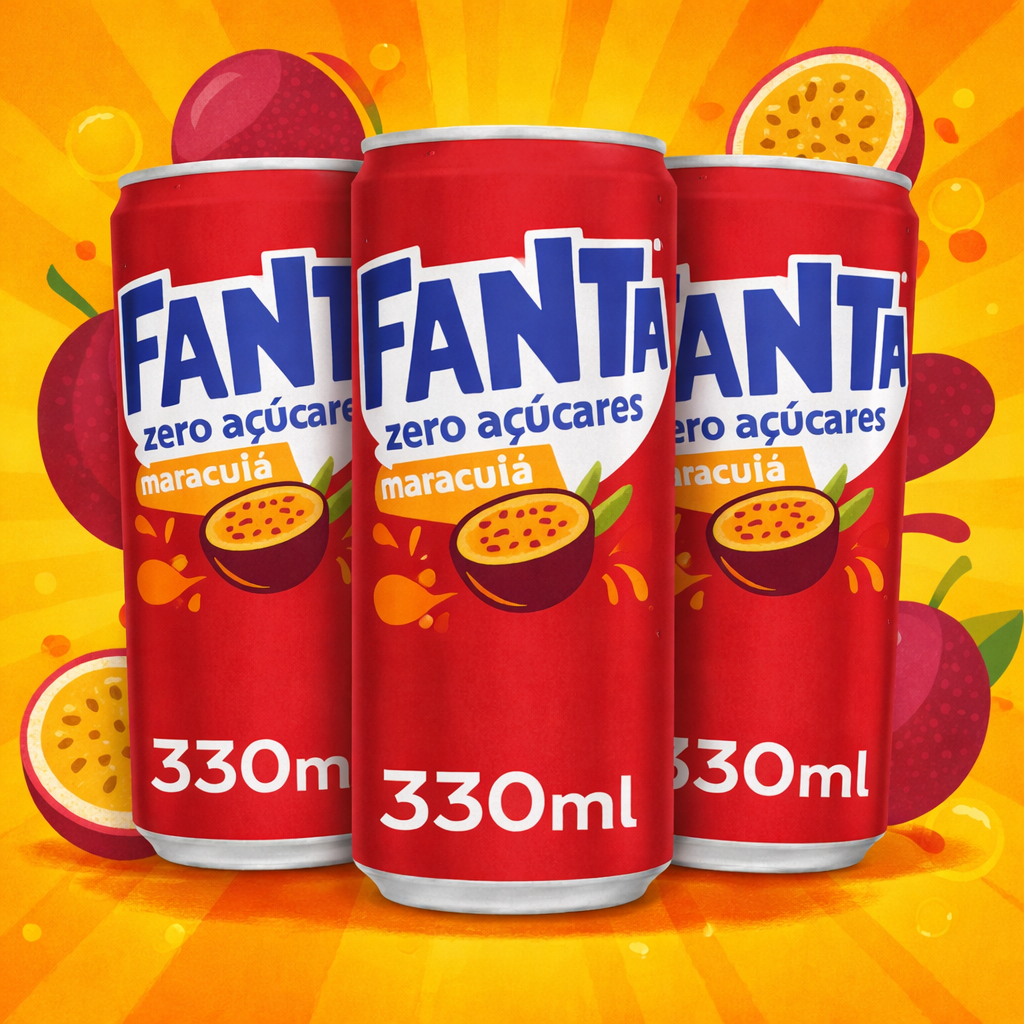 Lot 3 Fanta Maracuja (fruit de la passion) sans sucre 33cl 31/01/26