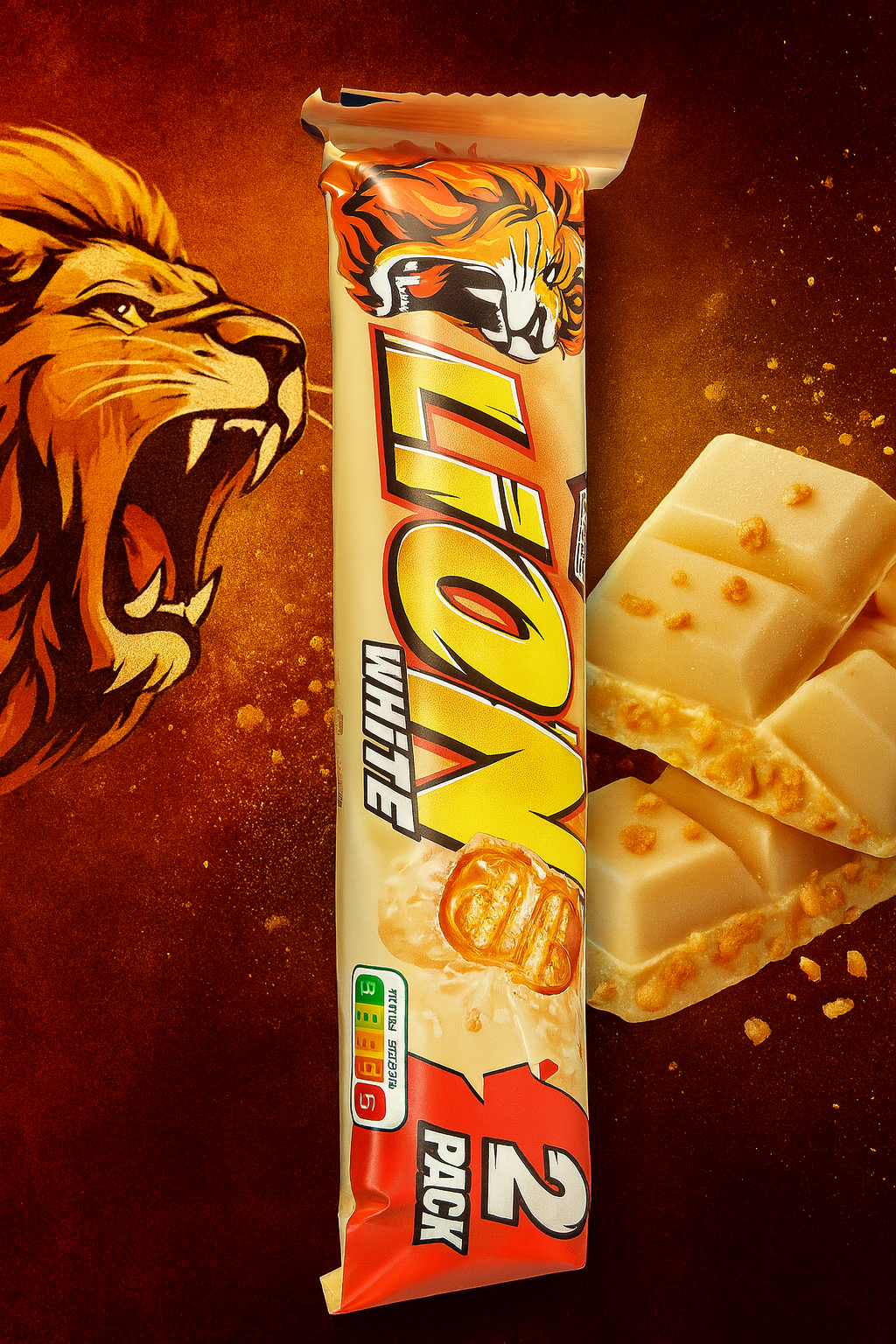 Barre Lion White x2 60g