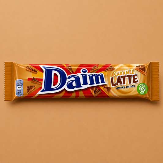 Daim Caramel Latte 56 Gr Édition Limitée Saveur Caramel DLUO 13/05/26