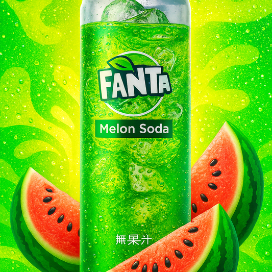 Fanta Melon Asie 25cl DLUO 07/2025