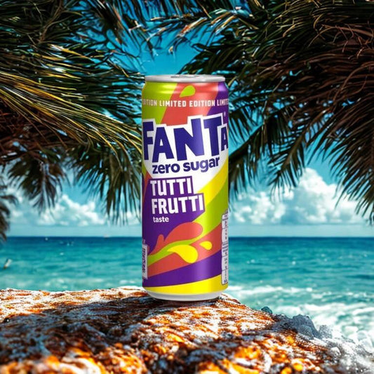 Fanta sans sucre tutti frutti 330ml DLUO 31/10/25