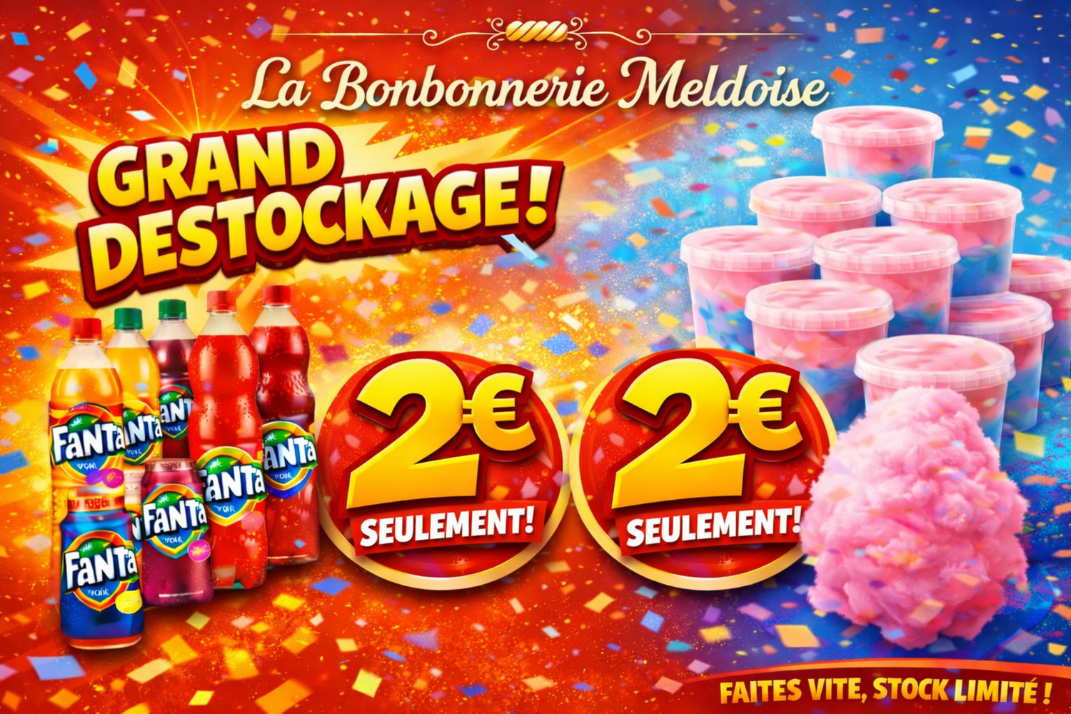 Déstockage Massif à seulement 2€