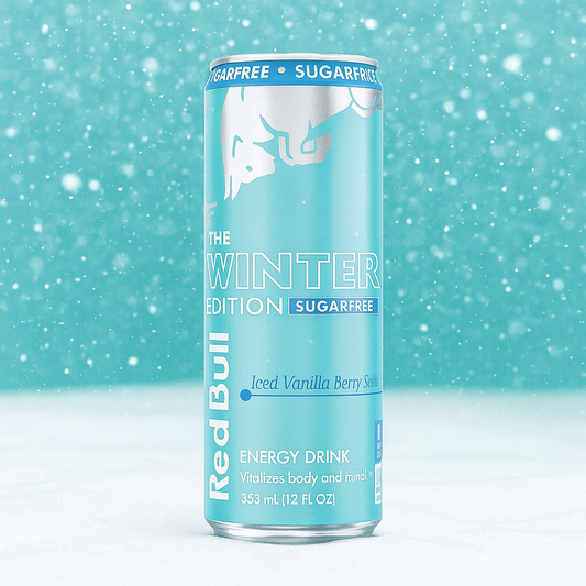 Red bull édition Winter Mûre Givré Vanille zéro sugar