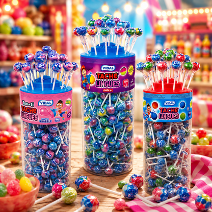 Paquet de 15 sucettes au choix