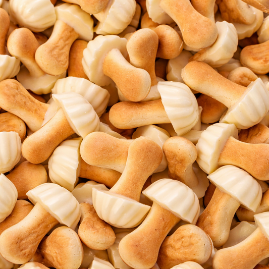 🍄 Champignons Chocolat Blanc – 100 g de Pure Gourmandise Fondante