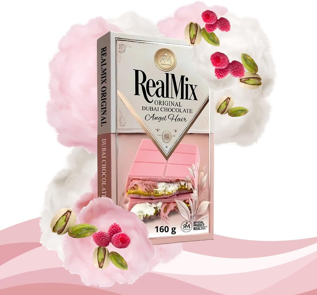 REAL MIX Dubai Chocolate Angel Hair 160g DLUO 12/03/2026