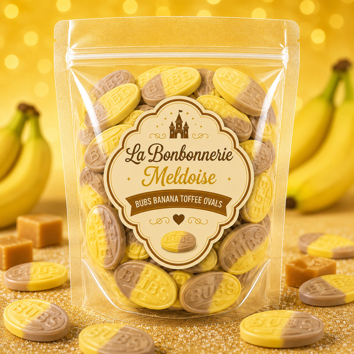 Bubs Banana Toffee Ovals 200g