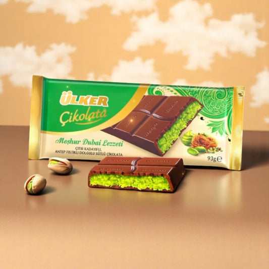 Chocolat de Dubai Pistache Cheveux d'Ange 93g DLUO 25/10/2025