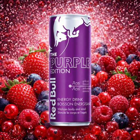 Red bull Açai édition limitée DLUO 23/05/2025