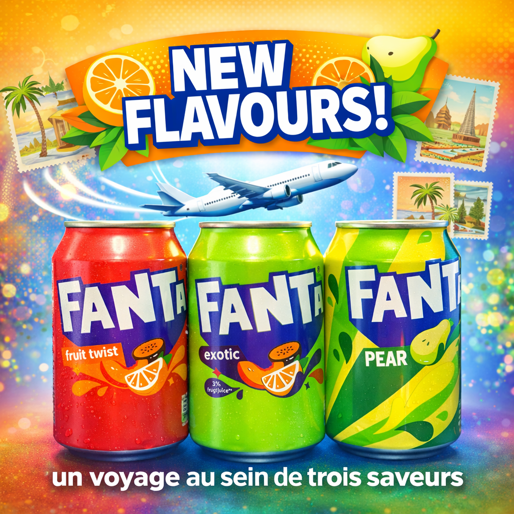 Fanta Trio – L’expérience fruitée ultime