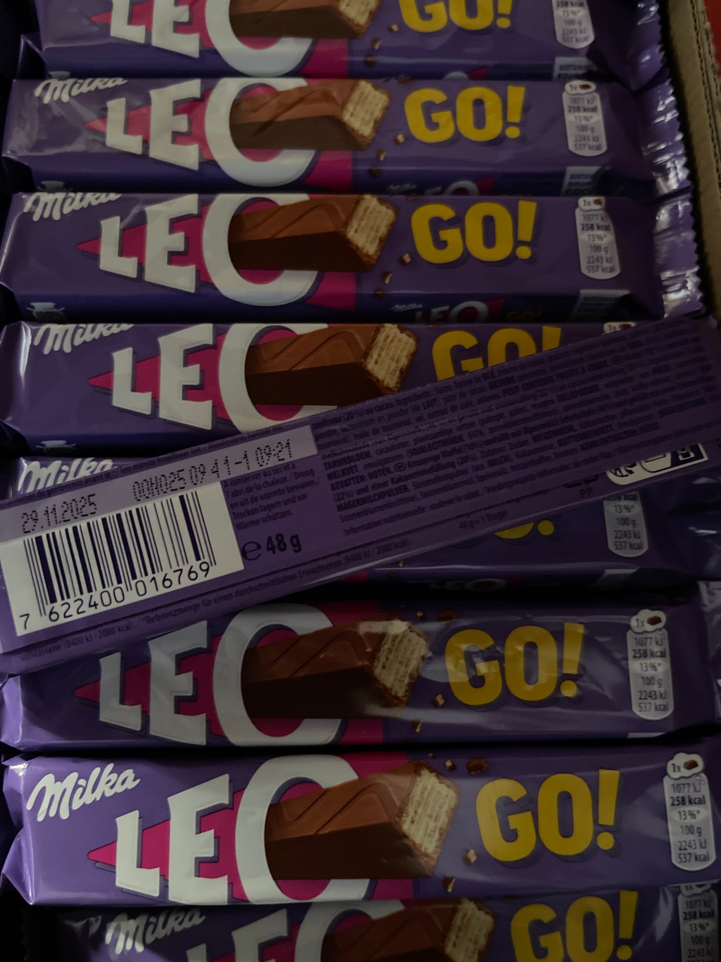 Barre milka gaufrette édition limité 48g x1 DLUO 11/25