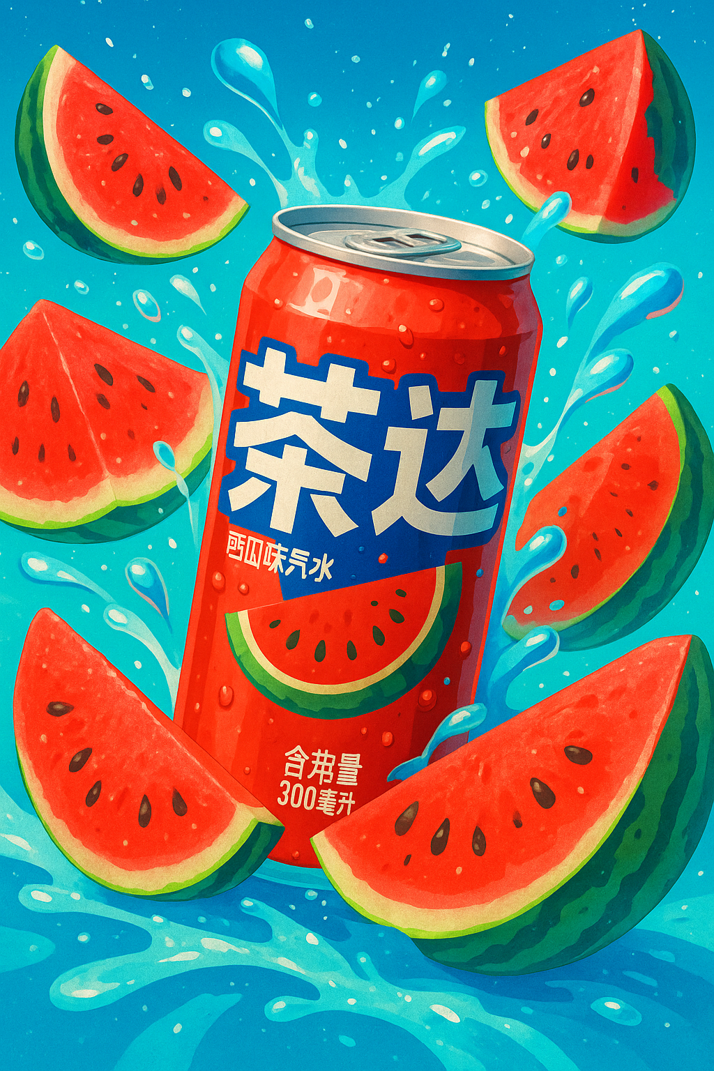 Fanta pastèque 330ml DLUO 12/09/25