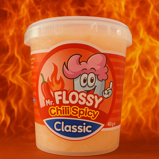 Mr FLOSSY Barbe à papa Chili Spicy 40gr