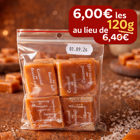 Pépites Fondantes de Caramel au Beurre Salé – Dupont d’Isigny 120g