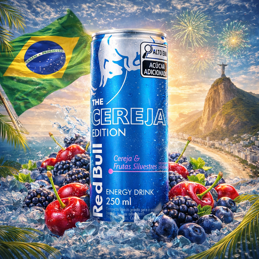 Red Bull Cereja Edition – L’Énergie du Brésil 🇧🇷