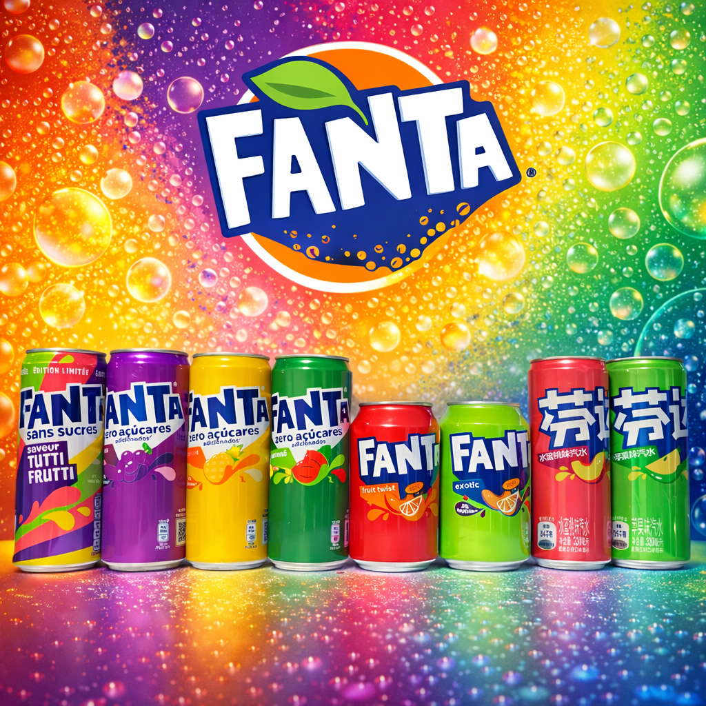 9 Saveurs de Fanta en pack