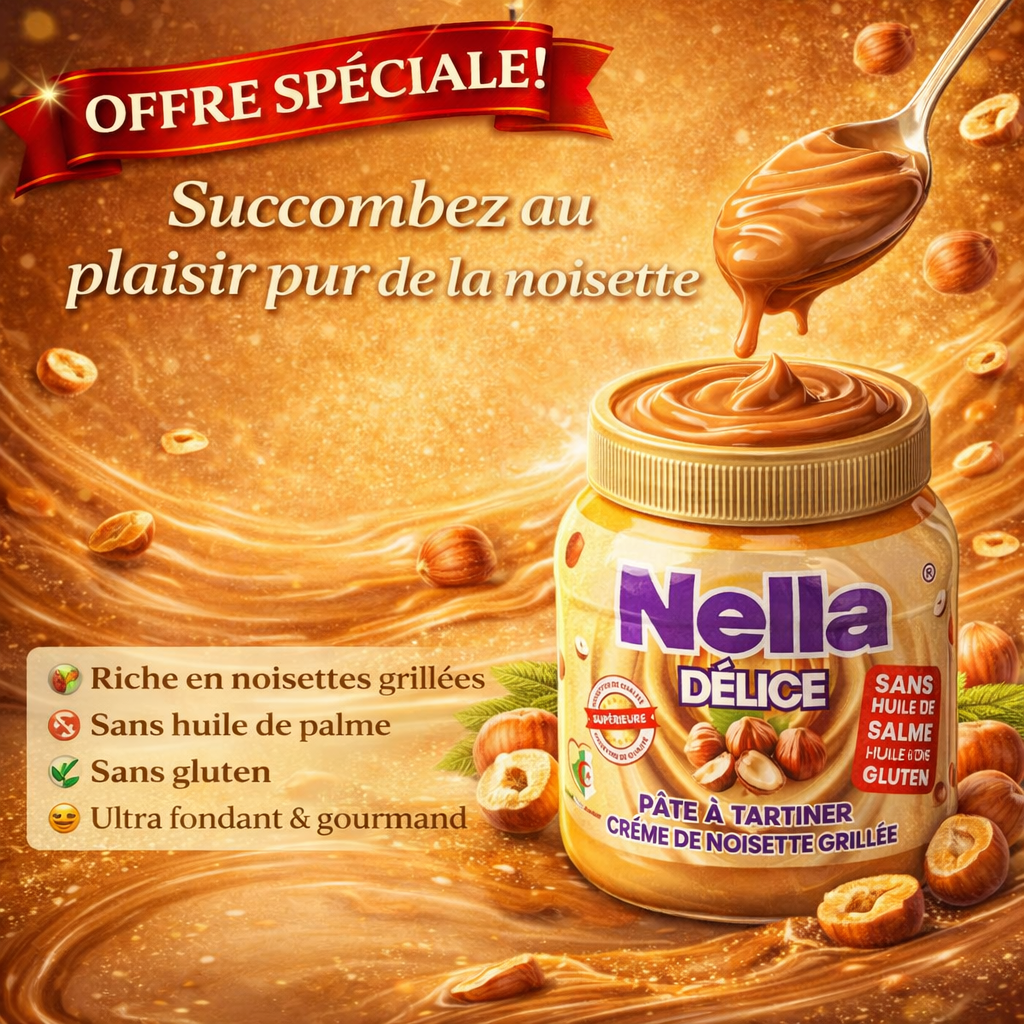 Pâte à tartiner algérienne NELLA DELICE - 700g