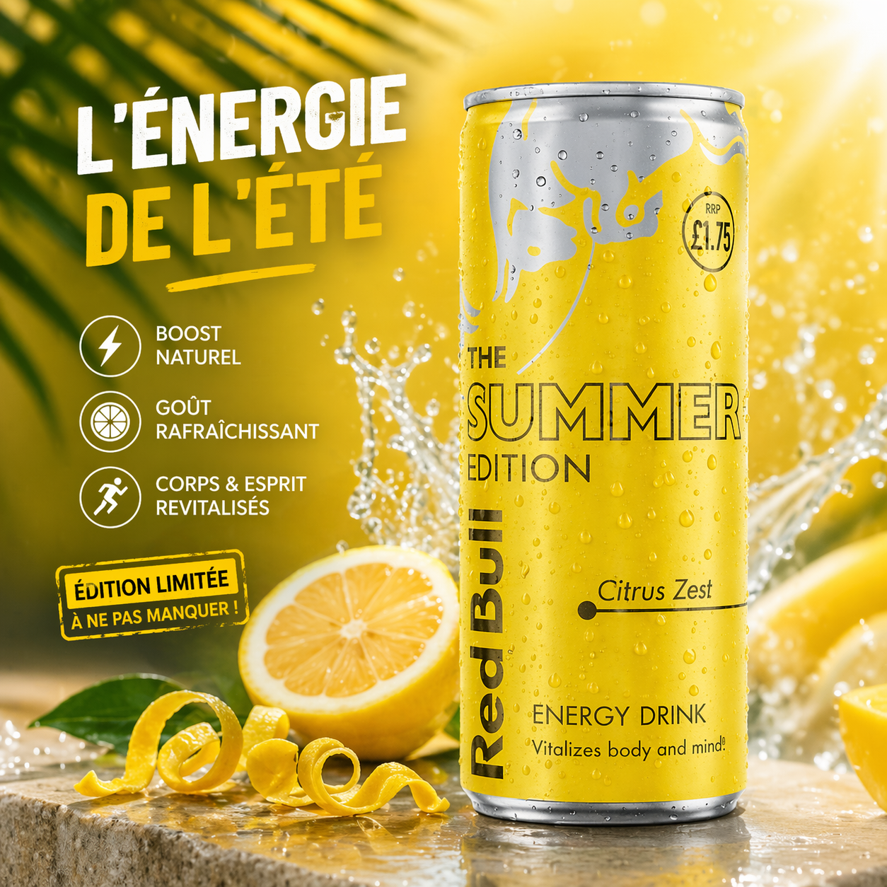 Red Bull Citrus Zest (AGRUME) Edition 250 ml