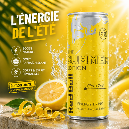 Lots de 6 saveurs de redbull Spécial live