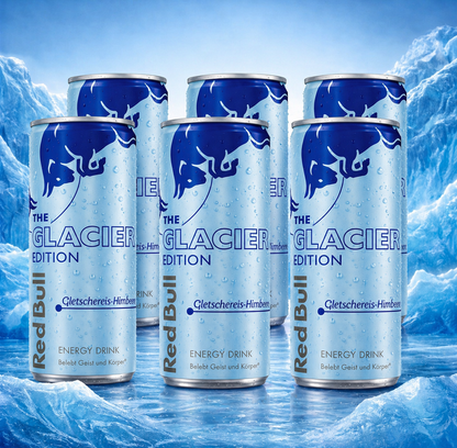 Red Bull Glacier Edition limitée – Framboise Glacée ❄️