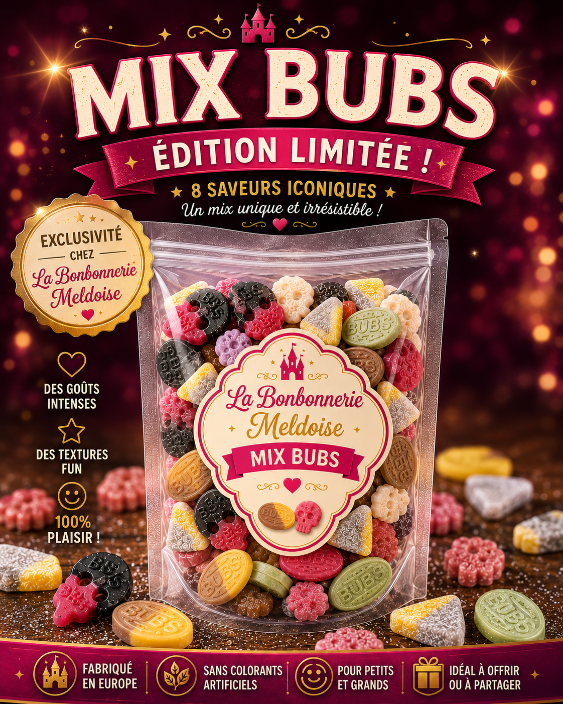 🍬 MIX BUBS XXL – Édition Limitée | Exclusivité La Bonbonnerie Meldoise ✨