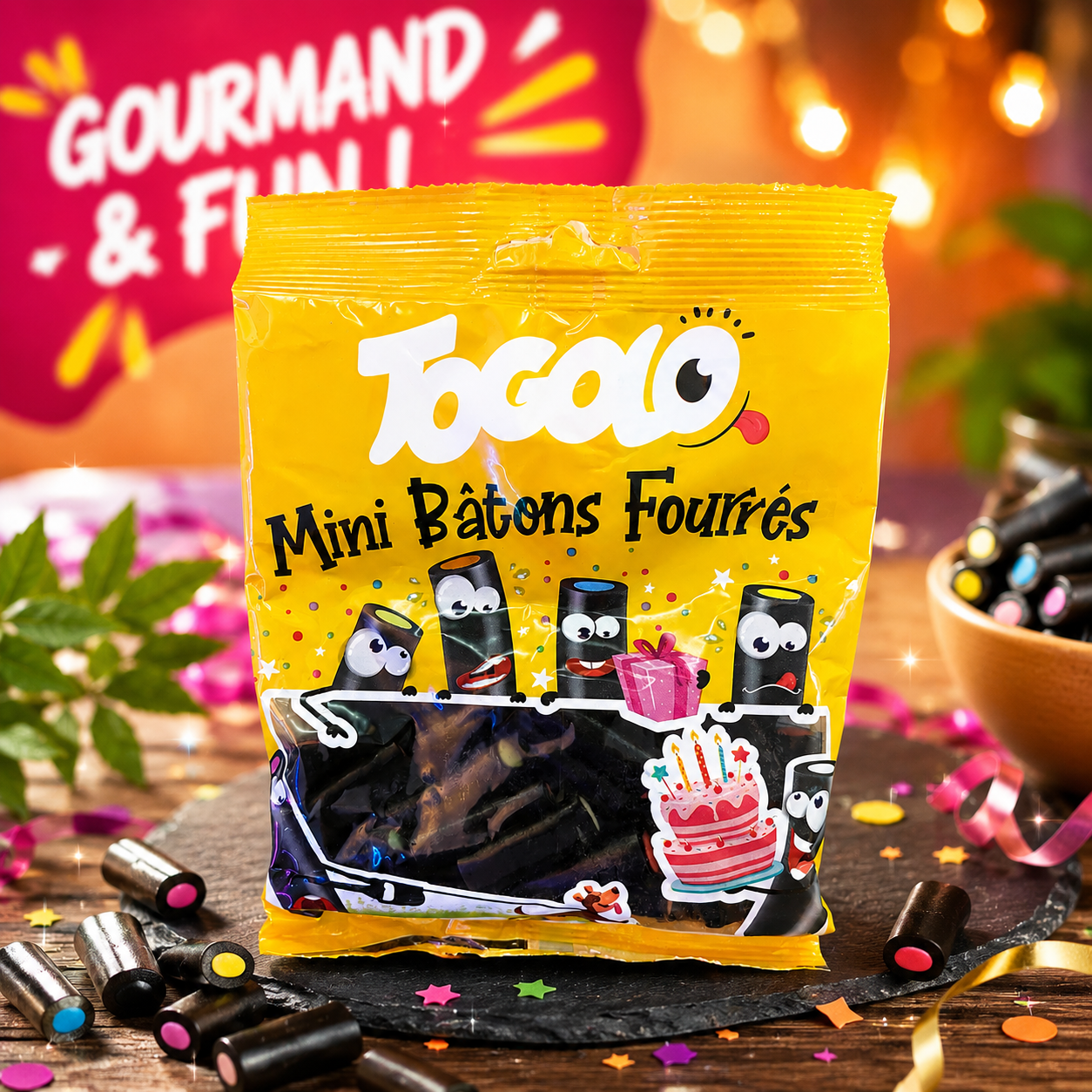 Togolo Mini bâtons fourrés 125g