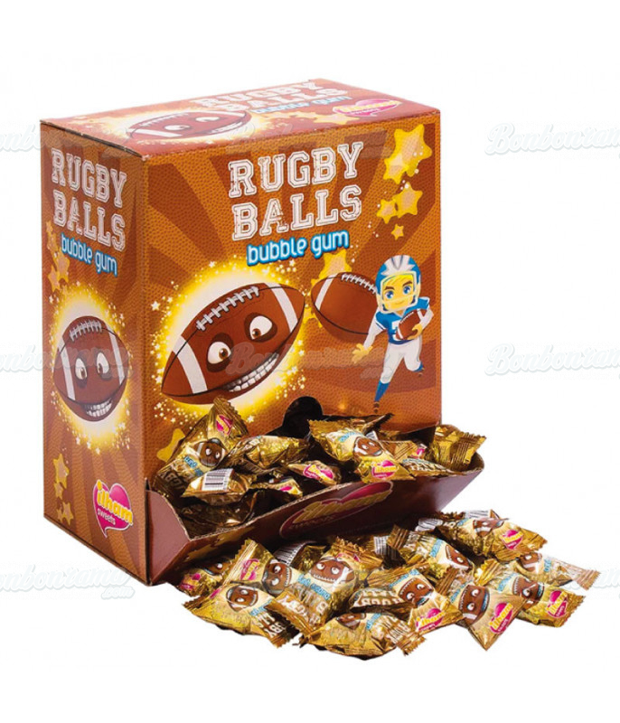 Bubble Gum Rugby Balls x10