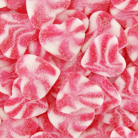 Coeurs de fraise Twist crémeux Halal 200g