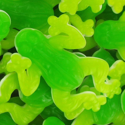 Grenouille XXL verte géante lisses Fini x6 pcs