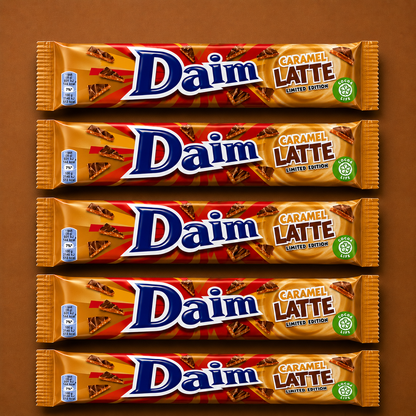Daim Caramel Latte 56 Gr Édition Limitée Saveur Caramel DLUO 13/05/26