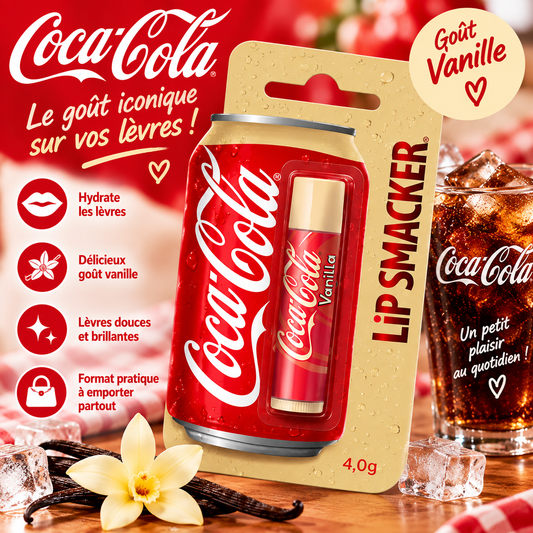 Baume à Lèvres Coca-Cola à la Vanille - Stick à Lèvres