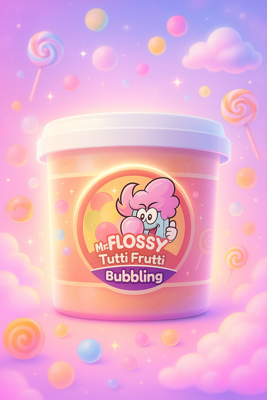 Barbe à papa Mr FLOSSY Tutti Frutti BUBBLING